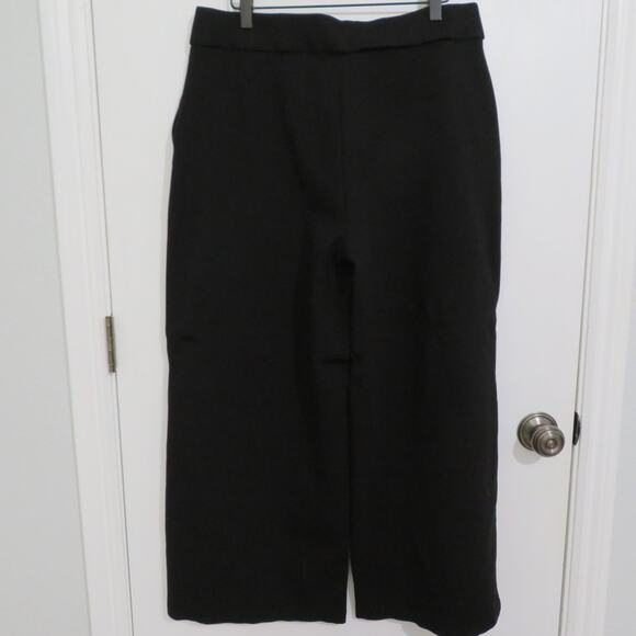 INC International Concepts Womens Sz PXL Black Wide Leg Pants Stretch Pull On - Picture 2 of 7